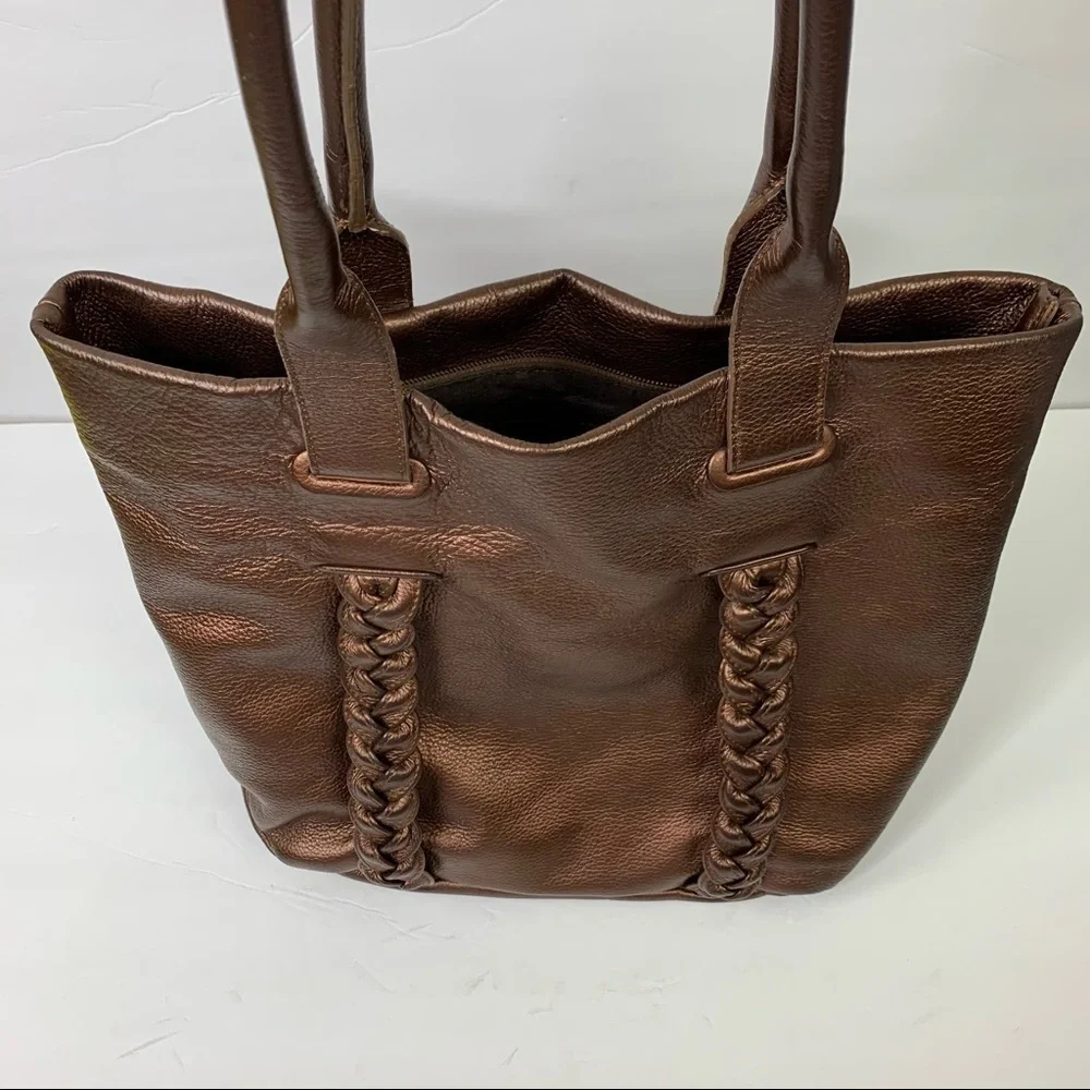 Tosca Blu Italian Leather Tote Style Handbag